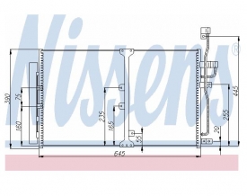 Radiator AC Nissens  94977