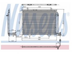 Radiator AC Nissens 94282