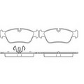 Set placute frana TEXTAR