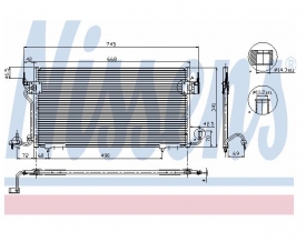 Radiator AC Nissens  94218