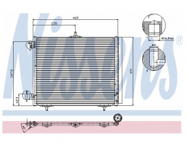 Radiator AC Nissens  94595