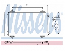Radiator AC Nissens  940111