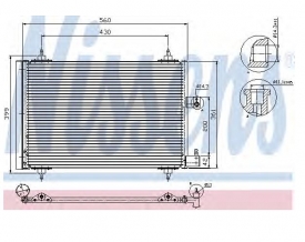 Radiator AC Nissens  94534