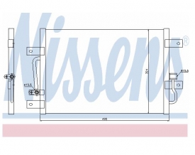 Radiator AC Nissens  94692