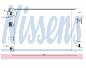 Radiator AC Nissens  940222