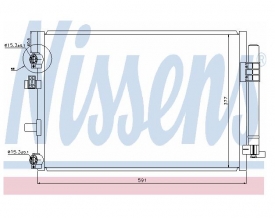Radiator AC Nissens  940182