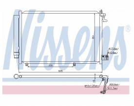 Radiator AC Nissens  940108