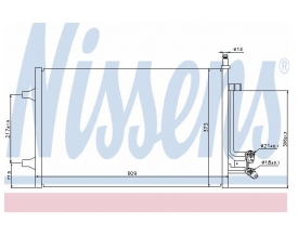Radiator AC Nissens  940097