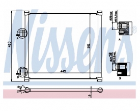 Radiator AC Nissens  94302