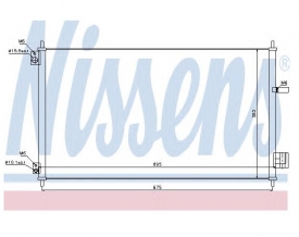 Radiator AC Nissens  940293