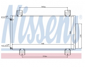 Radiator AC Nissens  940113