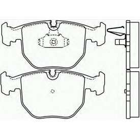 Set placute frana TEXTAR