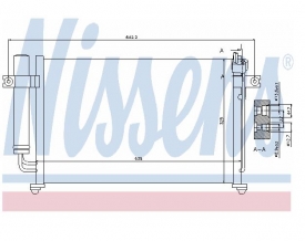 Radiator AC Nissens  94647
