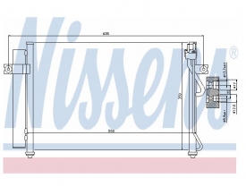 Radiator AC Nissens  94815
