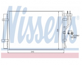 Radiator AC Nissens  940251