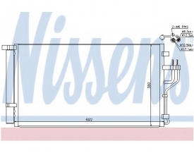 Radiator AC Nissens  940351
