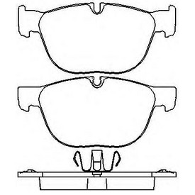 Set placute frana TEXTAR