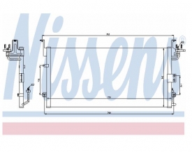 Radiator AC Nissens  94775
