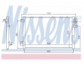 Radiator AC Nissens  94717