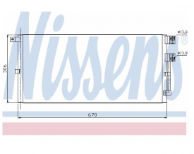 Radiator AC Nissens 94916