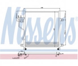 Radiator AC Nissens  940323