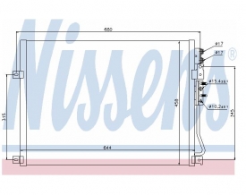 Radiator AC Nissens  94931