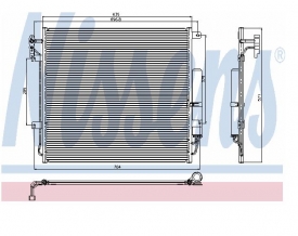 Radiator AC Nissens  94839