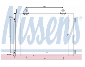 Radiator AC Nissens  94327