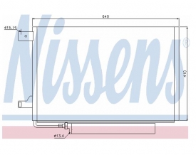 Radiator AC Nissens  94911