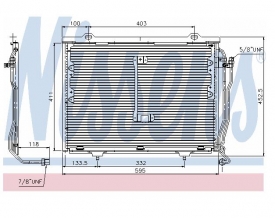 Radiator AC Nissens  94426