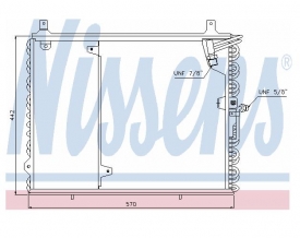 Radiator AC Nissens  94400