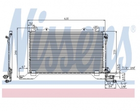 Radiator AC Nissens  94425
