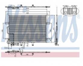 Radiator AC Nissens  94614