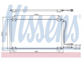 Radiator AC Nissens  94225