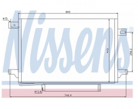 Radiator AC Nissens  940054