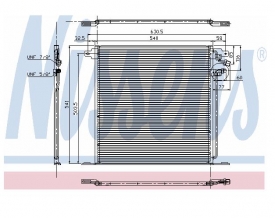 Radiator AC Nissens  94226