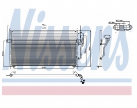 Radiator AC Nissens  94433