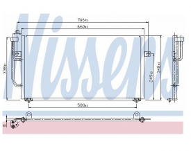 Radiator AC Nissens  94306