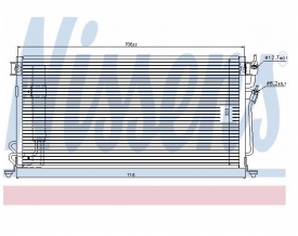 Radiator AC Nissens  94748