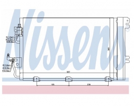 Radiator AC Nissens  94767