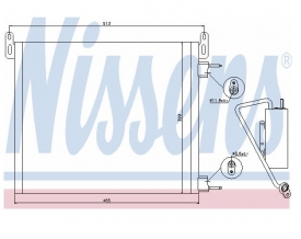 Radiator AC Nissens 94805