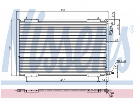 Radiator AC Nissens  94392