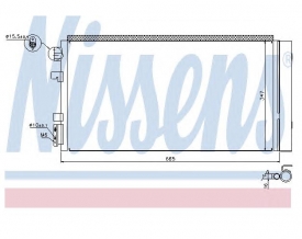 Radiator AC Nissens  940259