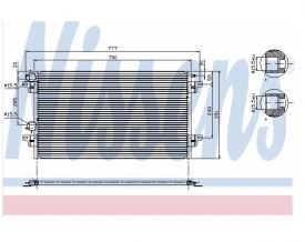 Radiator AC Nissens  94856