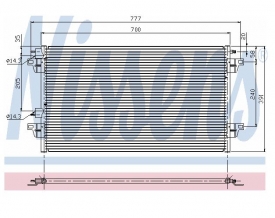 Radiator AC Nissens  94551