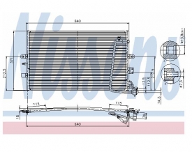 Radiator AC Nissens 94301