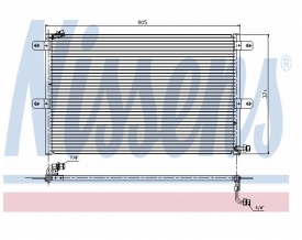 Radiator AC Nissens  94204