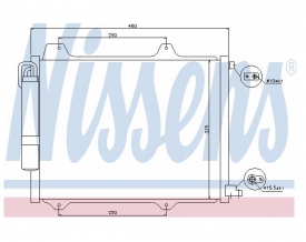 Radiator AC Nissens  94754