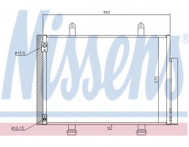 Radiator AC Nissens  940356