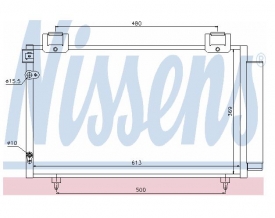 Radiator AC Nissens  94730